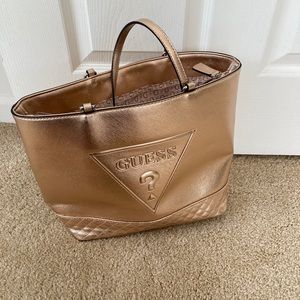 Rose Gold Guess Purse